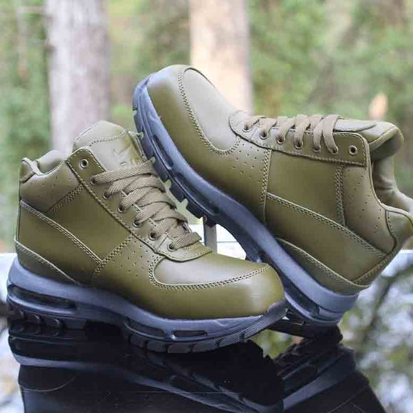 Nike Air Max Goadome Size 7Y Olive Green Canvas - Picture 10 of 15
